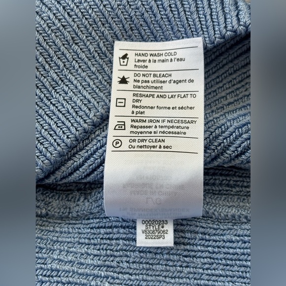 New Vice Ribbed Halter Blue Top Size Large - Picture 8 of 9